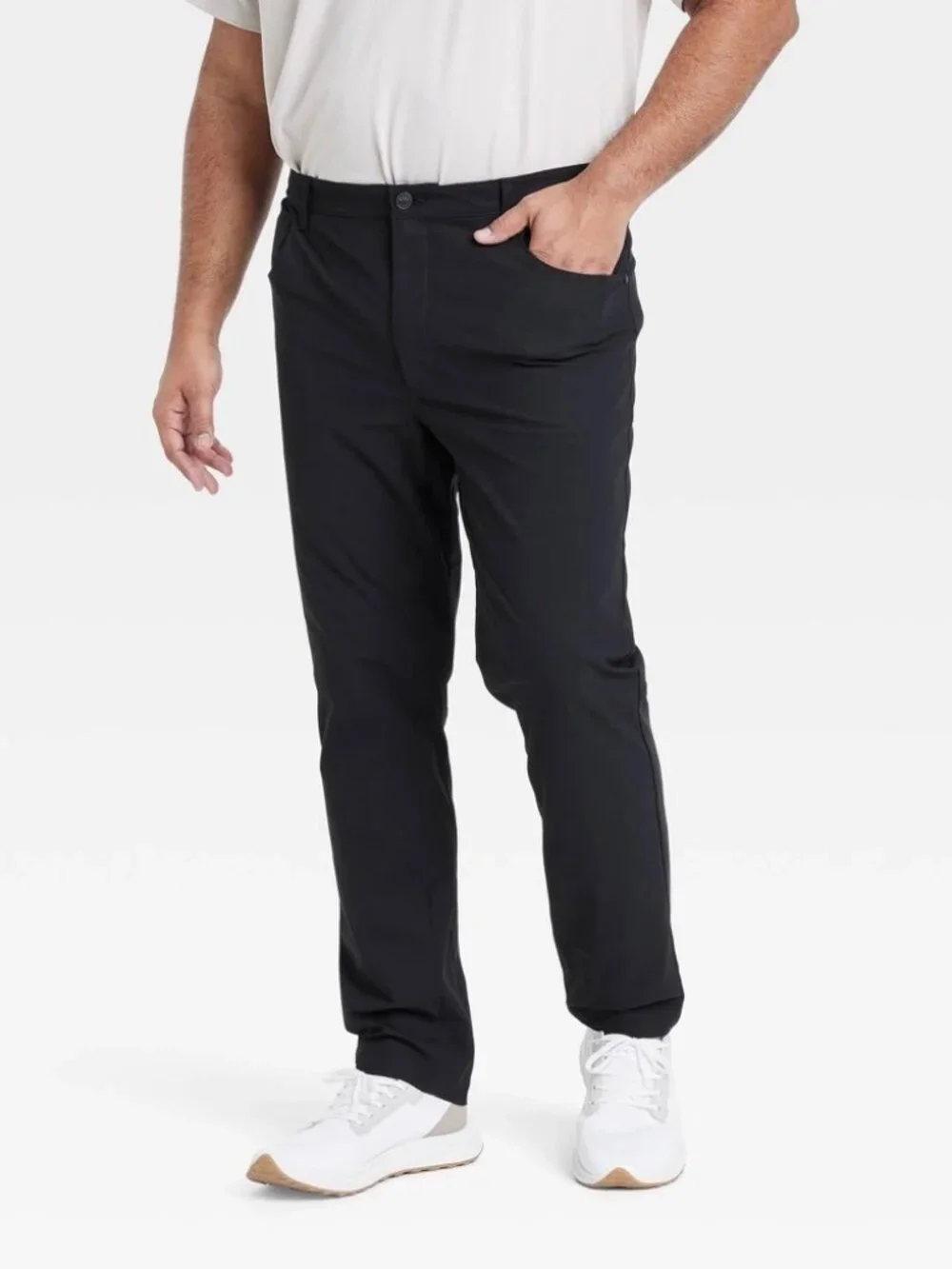 Men's 360 Lifestyle Big Slim Fit 5-Pocket Pants - All in Motion Black 42x32